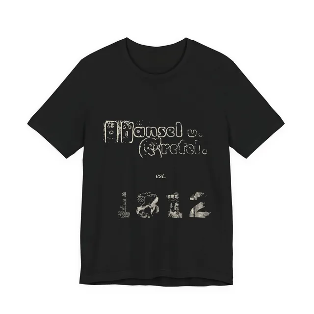 The food was exquisite, but the host was a real witch! — Hänsel und Gretel (Kinder- und Hausmärchen, KHM 15) design printed on a t-shirt
